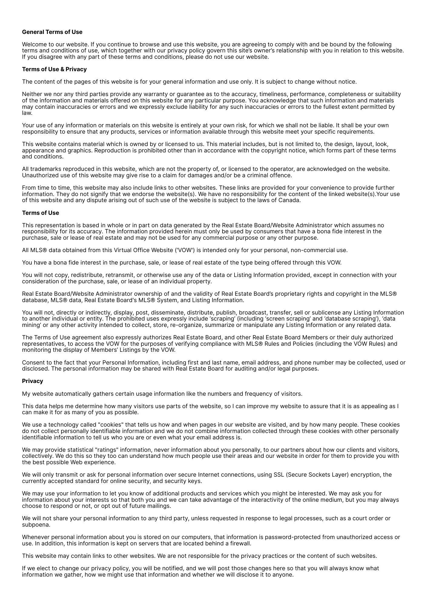 Malous Jodairy Toronto real estate services